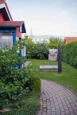 Ein Garten an der Unterkunft Suedseeurlaub2 - Ferienhaus in Otterndorf