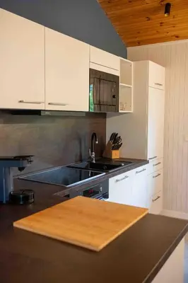 Küche/Küchenzeile in der Unterkunft Suedseeurlaub2 - Ferienhaus in Otterndorf