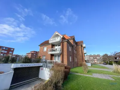 Das Gebäude in dem sich die Ferienwohnung befindet