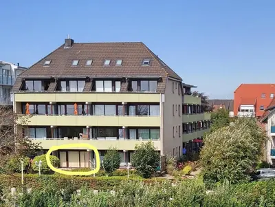 Das Gebäude in dem sich die Ferienwohnung befindet