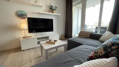 TV/Unterhaltungsangebot in der Unterkunft Haus Nordseebrandung FeWo D1 4