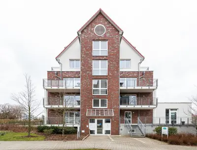 Das Gebäude in dem sich die Ferienwohnung befindet