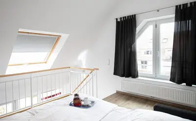 Ein Bett oder Betten in einem Zimmer der Unterkunft Hohe Lith - 335