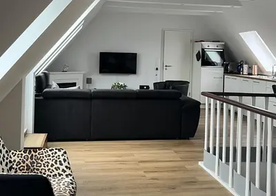 TV/Unterhaltungsangebot in der Unterkunft Ferienwohnung Seeherz