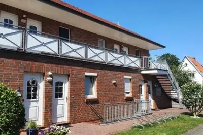Das Gebäude in dem sich die Ferienwohnung befindet