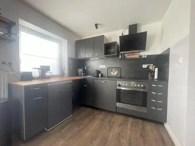 Küche/Küchenzeile in der Unterkunft GRYT Home - FeWo XXL - Nähe Nordsee