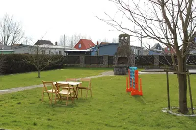 Ein Kinderspielbereich in der Unterkunft Watt'n Traum II - Wohnung nahe Nordseestrand