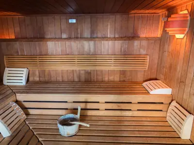 Grundriss der Unterkunft Moderne strandnahe Fewo inkl Pool, Sauna, Whirlpool & Strandkorb - 235
