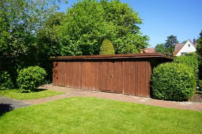 Ein Garten an der Unterkunft Kurpark Domizil Wohnung 2
