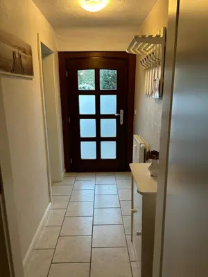 Ein Badezimmer in der Unterkunft Küstenrose