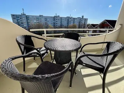 Ein Balkon oder eine Terrasse in der Unterkunft Lord Nelson 412
