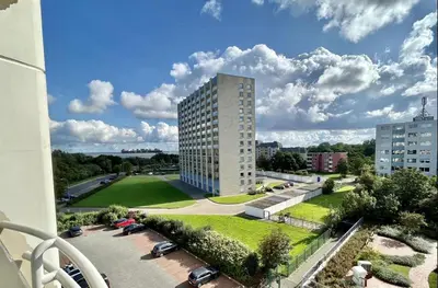Das Gebäude in dem sich die Ferienwohnung befindet