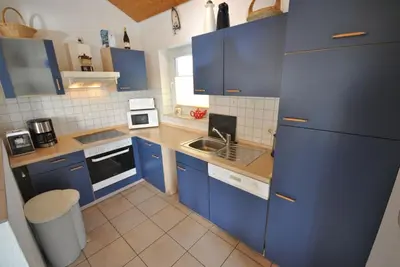 Küche/Küchenzeile in der Unterkunft Ferienhaus Trio