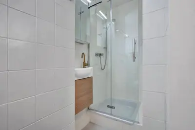 Ein Badezimmer in der Unterkunft JAKSE-Apartments - Die entspannteste Wohnung an der Nordseeküste mit Sauna