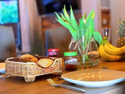 Essen in der Ferienwohnung oder in der Nähe