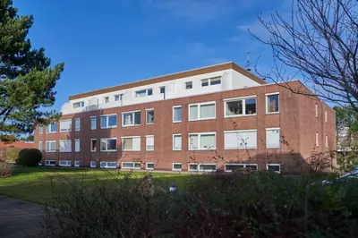 Das Gebäude in dem sich die Ferienwohnung befindet