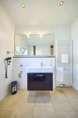 Ein Badezimmer in der Unterkunft Residenz Seegras - 6
