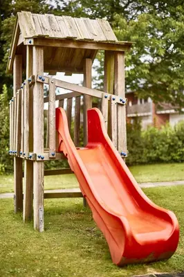 Ein Kinderspielbereich in der Unterkunft Regenpfeifer