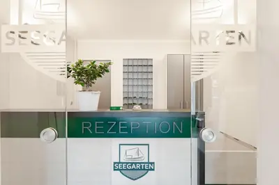Lobby/Rezeption in der Unterkunft Seegarten Appartements Büsum