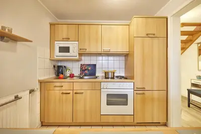 Küche/Küchenzeile in der Unterkunft Stranddüne - 12