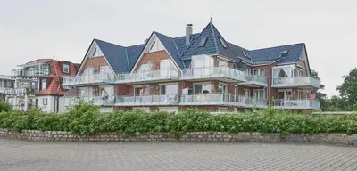 Das Gebäude in dem sich die Ferienwohnung befindet