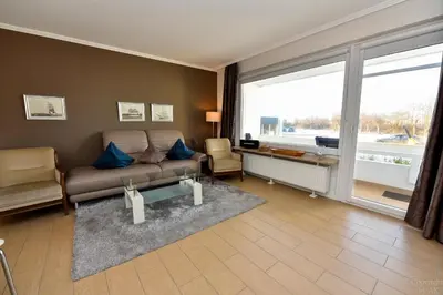 Ein Sitzbereich in der Unterkunft Haus 