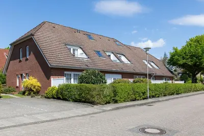 Das Gebäude in dem sich die Ferienwohnung befindet