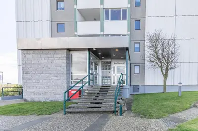 Das Gebäude in dem sich die Ferienwohnung befindet