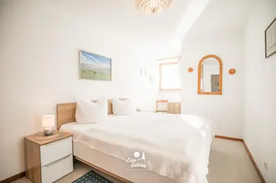 Ein Bett oder Betten in einem Zimmer der Unterkunft 
