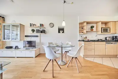 Küche/Küchenzeile in der Unterkunft Strandpalais - C3