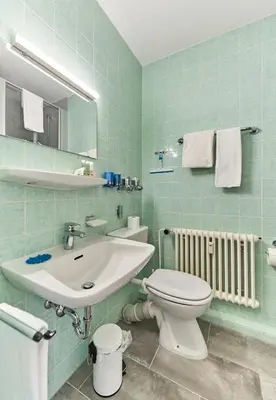 Ein Badezimmer in der Unterkunft Terrassenhaus - 9