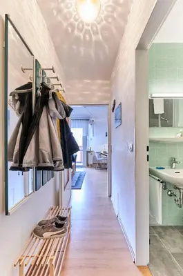 Küche/Küchenzeile in der Unterkunft Terrassenhaus - 9