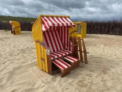 Ein Strand an oder in der Nähe der Ferienwohnung