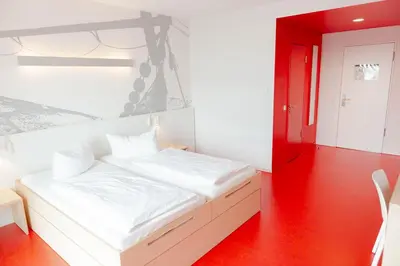 Ein Bett oder Betten in einem Zimmer der Unterkunft havenhostel Cuxhaven