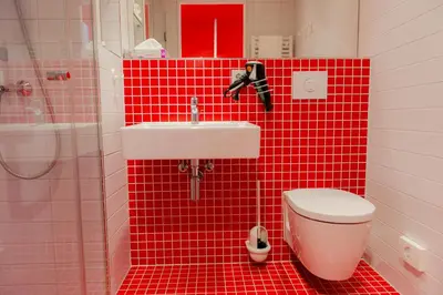 Ein Badezimmer in der Unterkunft havenhostel Cuxhaven