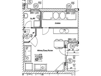 Grundriss der Unterkunft 1 in House Weser 1 Comfortable Vacation Home