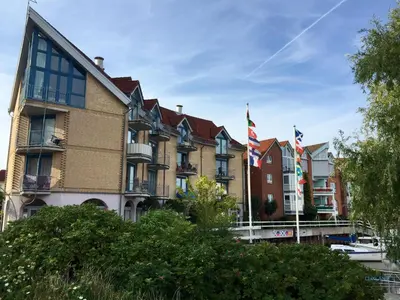 Das Gebäude in dem sich die Ferienwohnung befindet