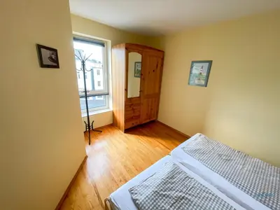 Ein Bett oder Betten in einem Zimmer der Unterkunft Marina Blick