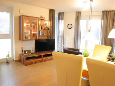 TV/Unterhaltungsangebot in der Unterkunft Ferienwohnung Sonnenbogen