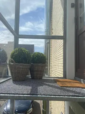 Ein Balkon oder eine Terrasse in der Unterkunft Fewo Schröder - Ahoi - Strandkorb am Meer - inklusive Bettwäsche und Handtücher
