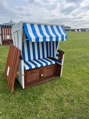 Grundriss der Unterkunft Fewo Schröder - Ahoi - Strandkorb am Meer - inklusive Bettwäsche und Handtücher