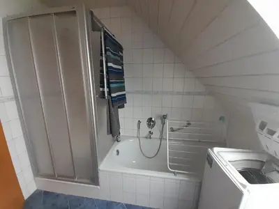 Ein Badezimmer in der Unterkunft Ferienwohnung Stefan Schwiemann