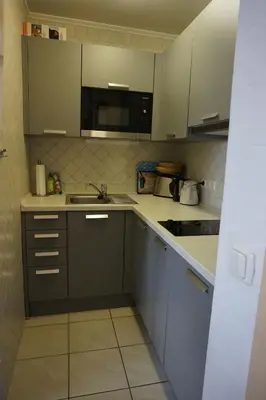 Küche/Küchenzeile in der Unterkunft Vinnenhus Wohnung 06