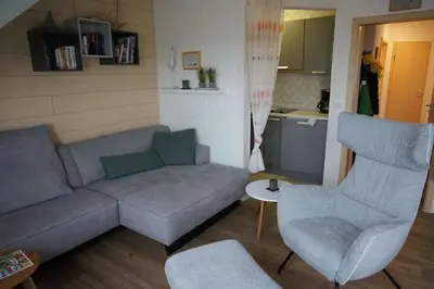 Küche/Küchenzeile in der Unterkunft Vinnenhus Wohnung 06