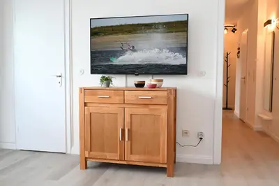 TV/Unterhaltungsangebot in der Unterkunft Nordseeoase