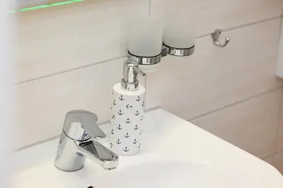 Ein Badezimmer in der Unterkunft Nordseeoase