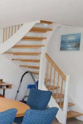 Ein Sitzbereich in der Unterkunft Ferienhaus Helder