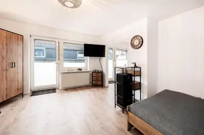 Ein Bett oder Betten in einem Zimmer der Unterkunft See Zeit