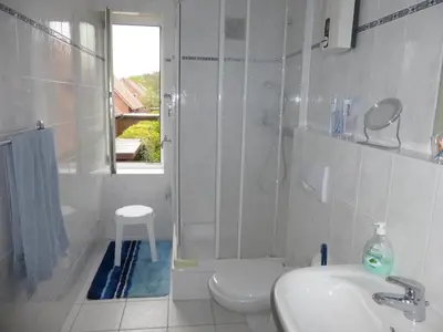 Ein Badezimmer in der Unterkunft Appartement Stader Str 3