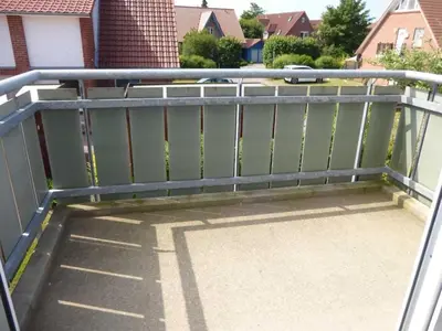 Ein Balkon oder eine Terrasse in der Unterkunft Appartement Stader Str 3